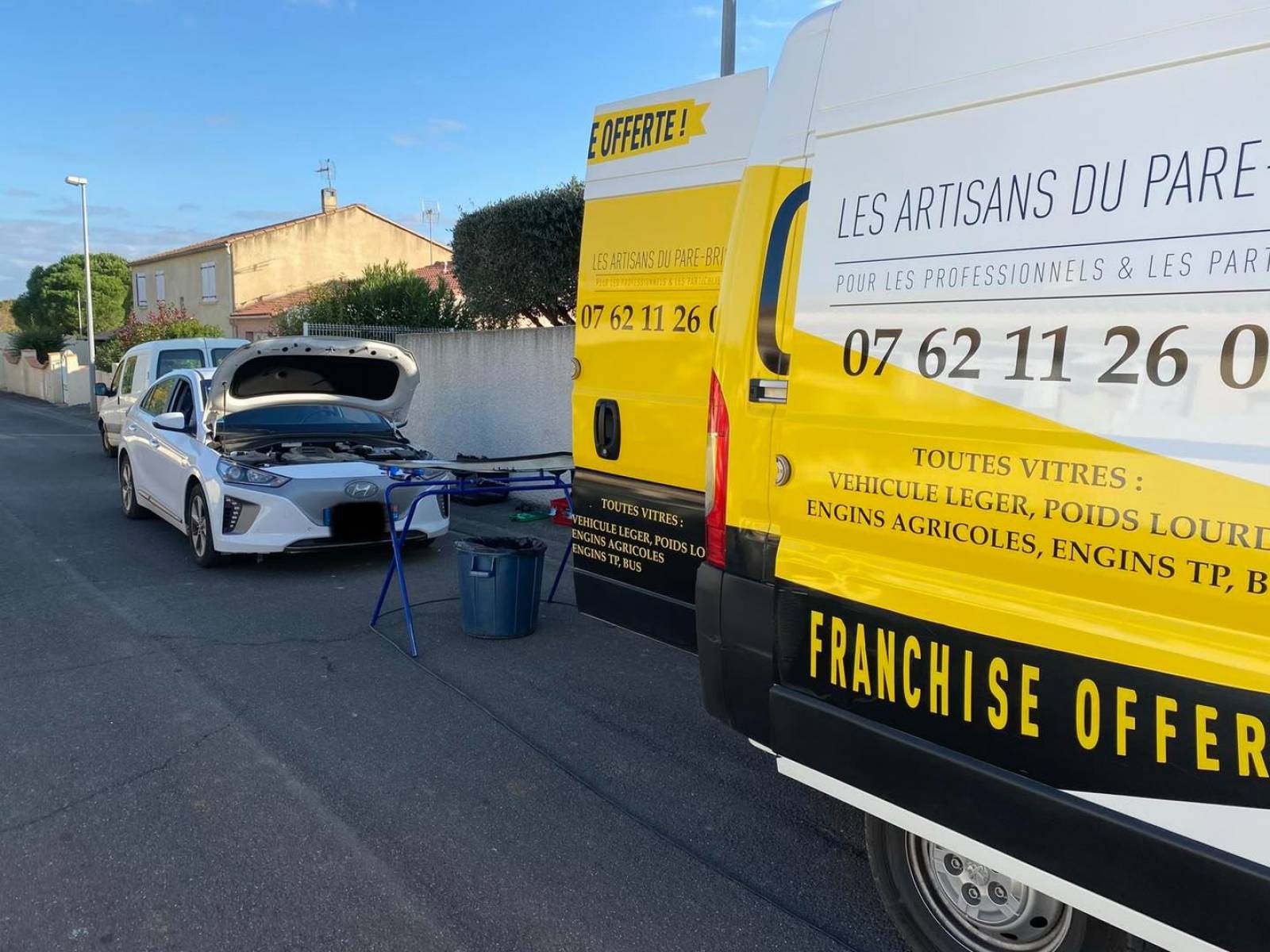 remplacement pare brise HYUNDAI Montpellier 