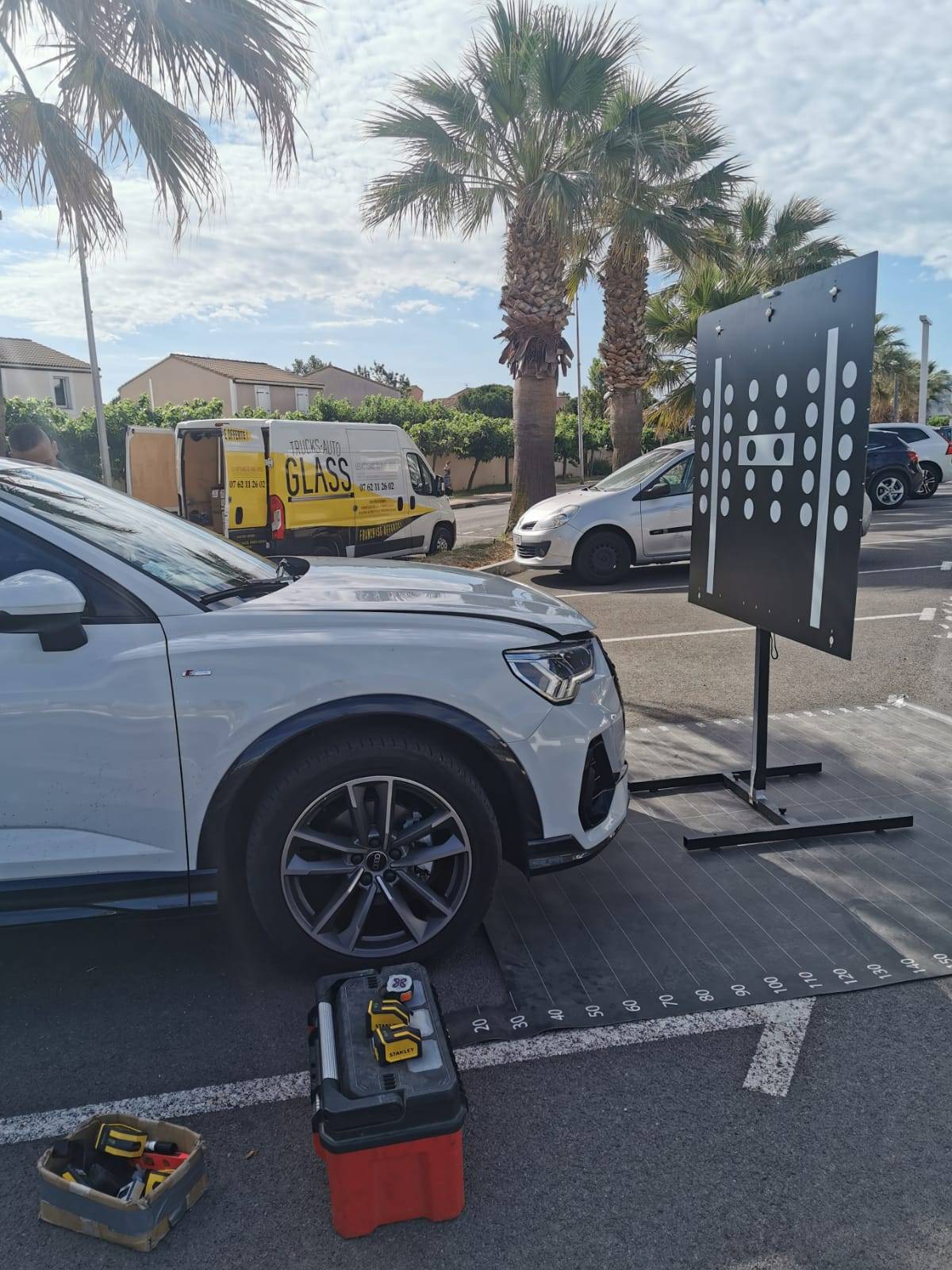 Remplacement de pare brise avec étalonnage de caméra à domicile sur Sète et Mèze